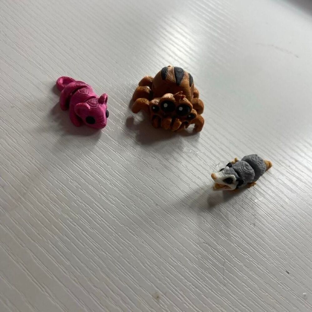 Zoo Animals Themed 3D Printed Toys